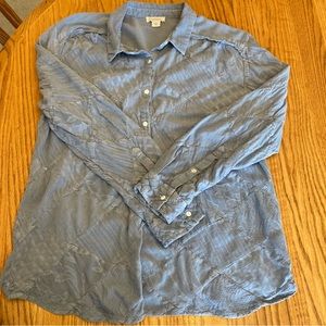 SUNDANCE Stowe Patchwork Popover size L gently used condition see photos